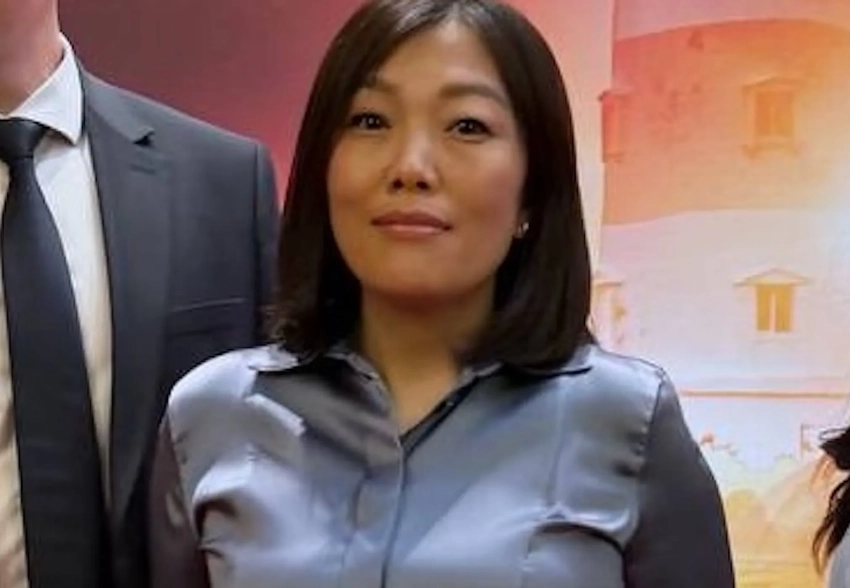 Татьяна Ким вышла в свет в Москве