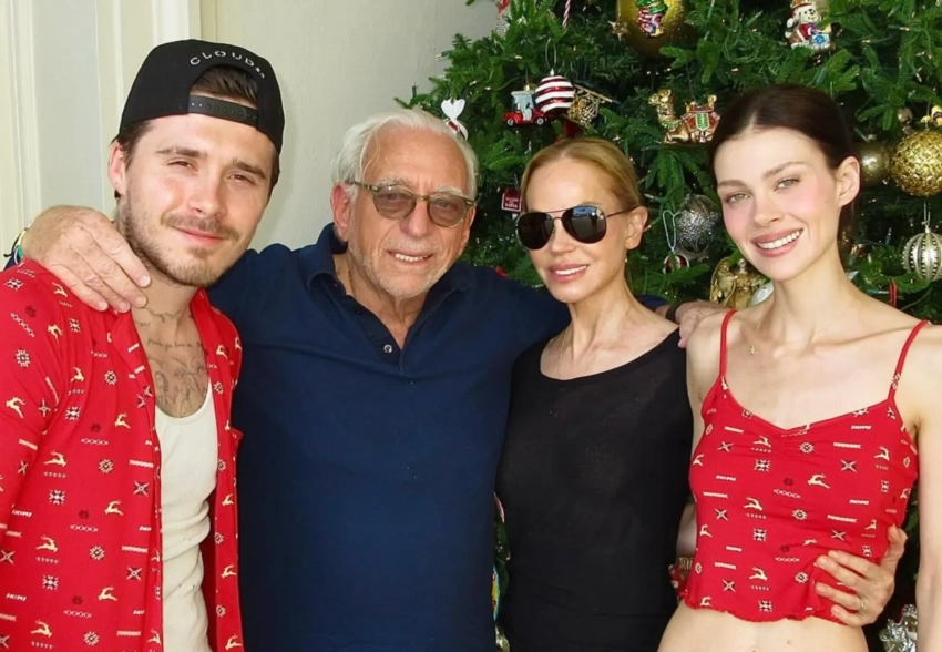 Бруклин Бекхэм отметил Рождество вместе с женой и тестем-миллиардером на фоне конфликта с родителями, которых он заблокировал в соцсетях