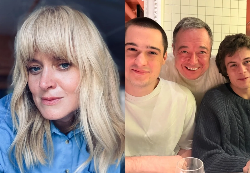 Анна Михалкова показала редкие фото с мужем и сыновьями