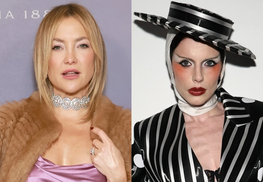 Кейт Хадсон в шубе, Джулия Фокс в шляпе, Тейлор Момсен и Тейяна Тейлор посетили модные мероприятия