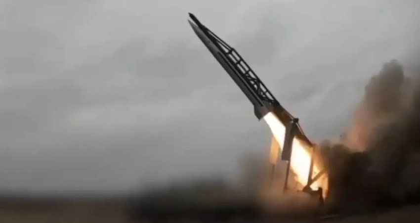 Украина показала испытания «баллистической ракеты FP-7»